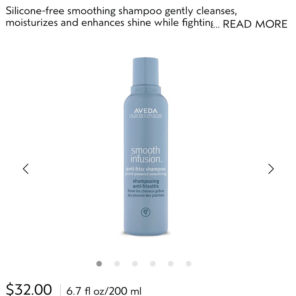 AVEDA Smooth Infusion Anti-Frizz Shampoo - Light Blue